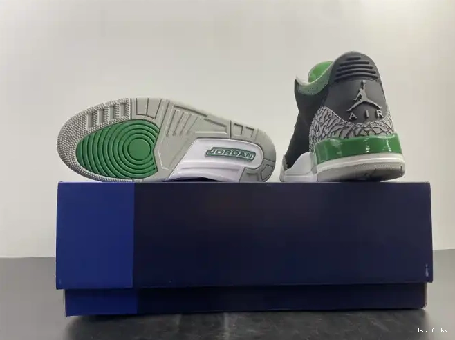 1st Kicks Shoes Jordan 3 Pine Air CT8532-030 Green 0617